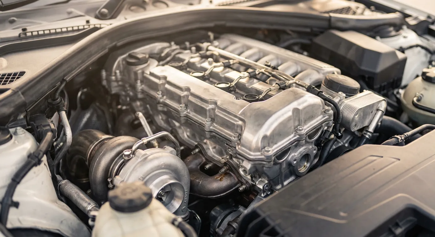 Vue détaillée du moteur B58 de la BMW 540i G30