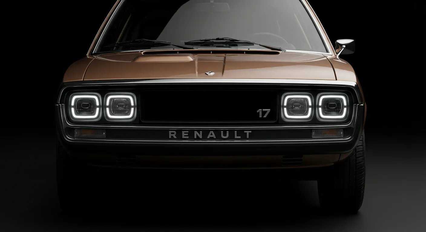 Gros plan sur les phares LED emblématiques de la nouvelle R17 électrique.